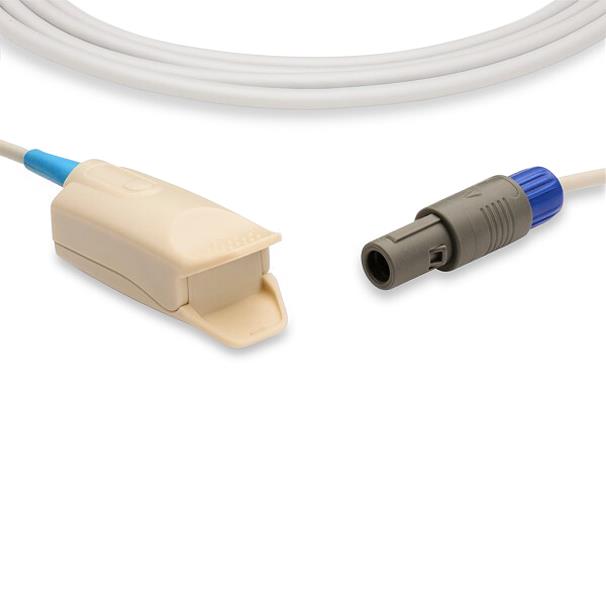 Cables And Nellcor-Compatible Biolight Compatible Direct-Connect SpO2 Sensor Adult Clip OEM Part Number 15-100-0010 - S410-62D0 - 1 Each