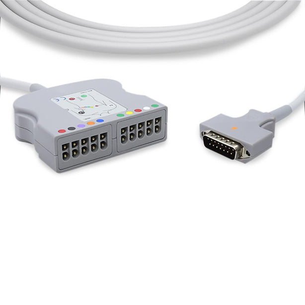 Cables And Sensors, LLC GE Healthcare EKG Trunk Cables T10-MQ0 - 1.0 Each