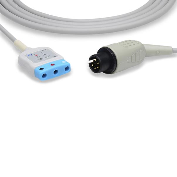 Cables And Sensors, LLC Marquette-Compatible EKG Trunk Cables T-23400 - 1.0 Each