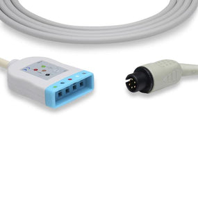Cables And Sensors, LLC Marquette-Compatible EKG Trunk Cables TA-25400 - 1.0 Each