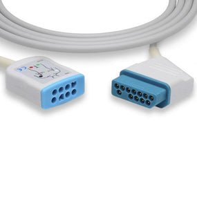 Cables And Sensors, LLC Marquette-Compatible EKG Trunk Cables TK-25090 - 1.0 Each
