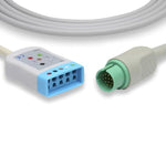 Cables And Sensors, LLC Marquette-Compatible EKG Trunk Cables TL-25960 - 1.0 Each