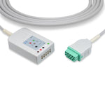 Cables And Sensors, LLC Marquette-Compatible EKG Trunk Cables TQ-2586EP0 - 1.0 Each