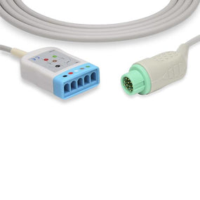 Cables And Sensors, LLC Marquette-Compatible EKG Trunk Cables TR-25120 - 1.0 Each