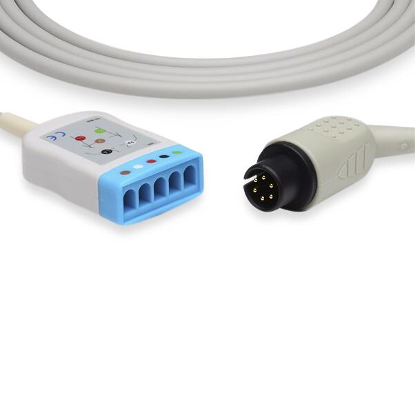 Cables And Sensors, LLC Marquette-Compatible EKG Trunk Cables TR-25400 - 1.0 Each