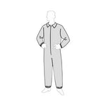 Liberty Glove Inc PolyGard Polypropylene Light-Weight Coveralls 15125/5XL - 25.0 Each