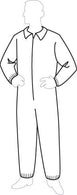 Liberty Glove Inc PolyGard Polypropylene Light-Weight Coveralls 15125M - 25.0 Each