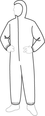 Liberty Glove Inc PolyGard Polypropylene Light-Weight Coveralls 15127/2XL - 25.0 Each