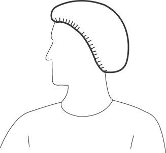 Liberty Glove 15821W/10 Polygard Bouffant Caps, White, 21" - MDL-LGA15821W10 - 1000 Each
