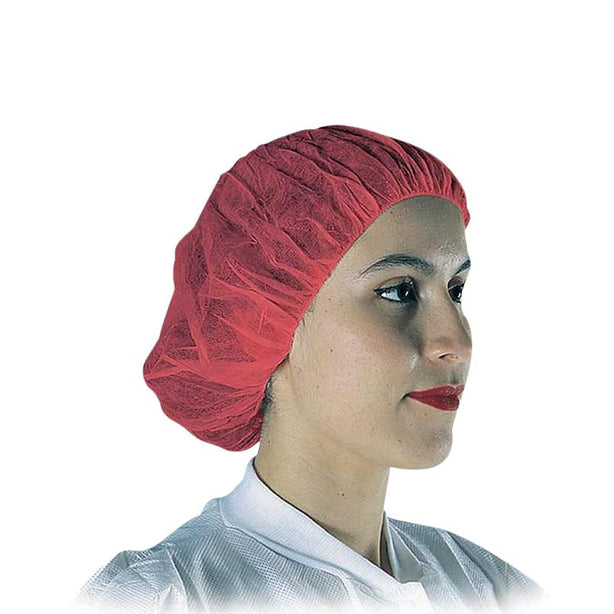 Liberty Glove Inc PolyGard Bouffant Caps 15824R - 500.0 Each