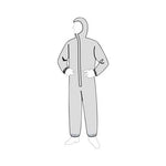 Liberty Glove Inc PermaGard Coveralls with Hoods - LGA181272XL