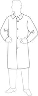 Liberty Glove Inc Liberty Glove PermaGard Lab Coats 18300M - 30.0 Each