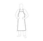 LIBERTY GLOVE PermaGard Premagard Apron Bibs with Neck Straps and Ties, 28" x 36" - 18470 - 100 Each