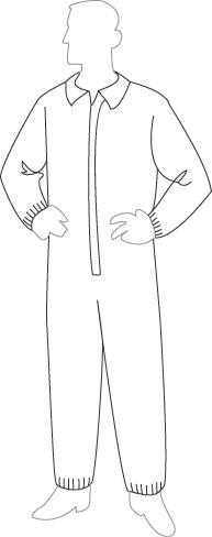 Liberty Glove Inc ProGard Coveralls 19125/3XL 25.0 Each-MDL-LGA191253XL
