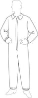 Liberty Glove Inc ProGard Coveralls 19125/M 25.0 Each-MDL-LGA19125M