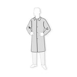 Liberty Glove ProGard Lab Coat with Collar and Snap Front Closure, Size XL - 19300/XL - 25 Each