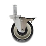 LOGIQUIP LLC 5" Stem Horn Casters 5CBSS-LQS 1 Each - MDL-LGQ5CBSSLQS
