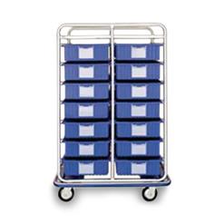 LogiQuip Mobile Wire Carts - DRAW14 - 1 Each - MDL-LGQDRAW14