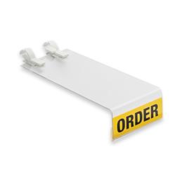 Logiquip with Mounting Clips Kanban Divider Set, 2.75" W x 8.5" D x 1.5" H - DVKB39-KBD - 1 Each