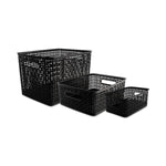 Advantus Corporation Plastic Weave Bins AVT-40329 3.0 Each