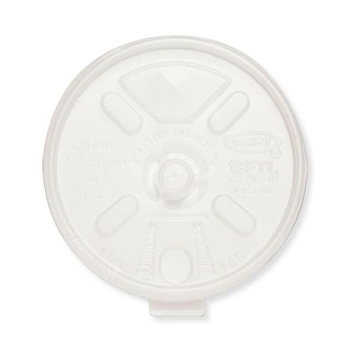 Dart Container Corporation Dart Lift n' Lock Lids with Straw Slot DCC12FTLS - 1000.0 Each