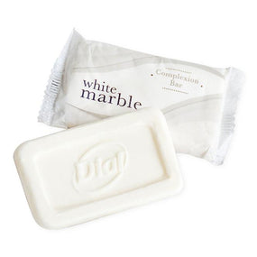 Dial Corporation White Marble Guest Amenities Bar Soap DIA06010A - 500.0 Each