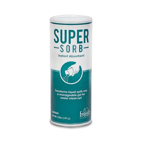 Fresh Super-Sorb Liquid Spill Powder, Absorbent, Sup Sorb, Lqd Spil, 12 OZ - FRS614SSEA - 1 Each