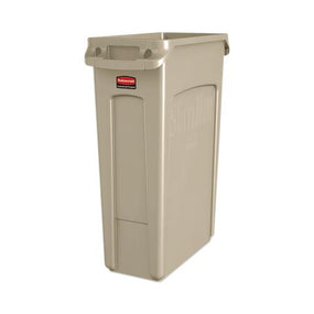 RUBBERMAID Slim Jim Containers with Venting Channe FG354060BEIG 1 Each - MDL-LGSP354060BG