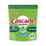 PROCTER & GAMBLE Cascade Dishwasher Detergent ActionPacs Pouches PGC80675 125 Each - MDL-LGSPGC80675