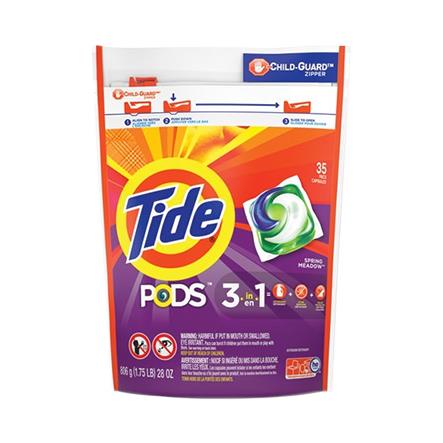 Procter Gamble Tide PODS Spring Meadow Scent Laundry Detergent, 35-Count - LGSPGC93127CT