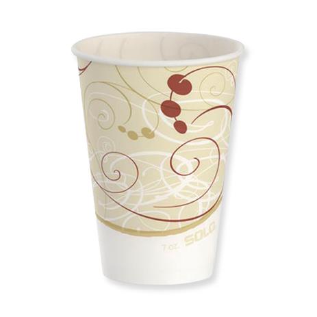 Dart Container Symphony Cups Mbo-Cup, Paper, Waxed, Cold, 7OZ - SCCR7NSYM - 2000 Each