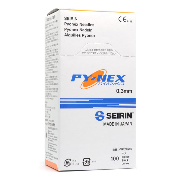 SEIRIN-AMERICA, INC. Pyonex Singles Acupuncture Needle Tips PYON.N.12BL 100 Each - MDL-LHAPYONN12BL