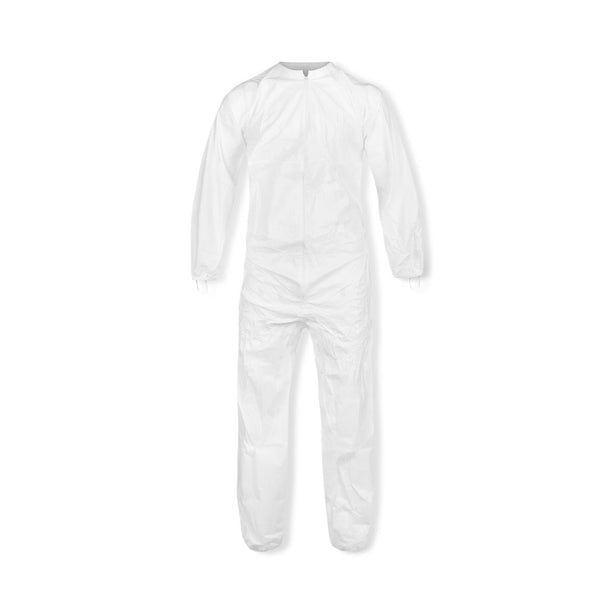 Lakeland Industries MicroMax NS Zip-Front and Zip Front Coverall with Elastic Wrists / Ankles / Back Waist, Size XL, Clean Sterile - CTL417CSXL - 25 Each