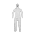 Lakeland Industries MicroMax NS Zip-Front Zip Front Coverall with Elastic Wrists / Ankles / Back Waist and Attached Hood, Size L, Clean Sterile - CTL428CS-LG - 25 Each