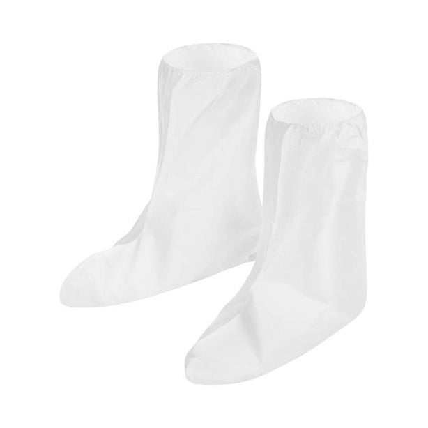 Lakeland Industries MicroMax Boot Cover, 19" High, Tunneled Elastic Top, Non-Skid Vinyl Sole, Large / XL, Nonsterile (Individually Packaged) - CTL903CMP-LGXL - 50 Pair