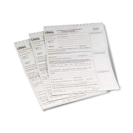 Lifeloc Technologies Lifeloc DOT Forms 14010 100.0 Each-MDL-LIO14010