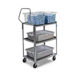 Lakeside Handler Series Steel Utility Cart with 3 Shelves - 4459 - 1 Each
