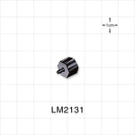 Male Luer Lock, Barbed, Black, 100/Bag - Fits 1/16 inch ID Tubing (0.063 inch, 1.59 mm) - LM2131