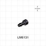 Male Luer Lock, Barbed, Natural, 100/Bag - Fits 3/16 inch ID Tubing (0.188 inch, 4.76 mm) - LM6131