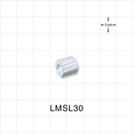 Fixed Lock Ring, White, 100/Bag -  - LMSL30