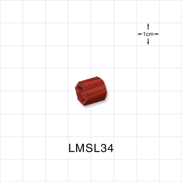 Fixed Lock Ring, Red, 100/Bag -  - LMSL34