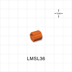 Fixed Lock Ring, Orange, 100/Bag -  - LMSL36