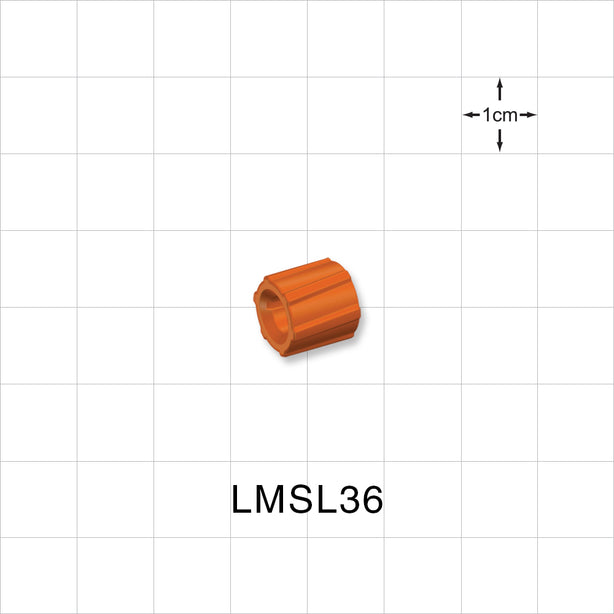 Fixed Lock Ring, Orange, 100/Bag -  - LMSL36