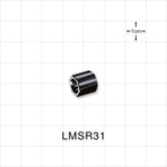 Spin Lock Ring, Black, 100/Bag -  - LMSR31