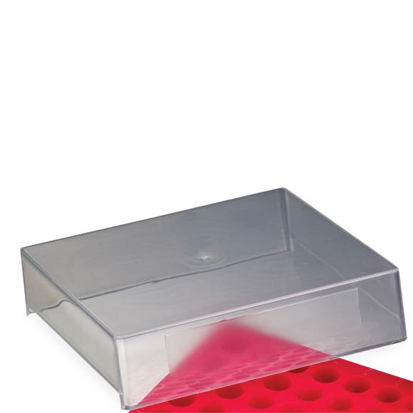 Labcon North America 96-Place Reversible Microtube Storage 2501-220-000 Cover, Rack, Mct, 0.5-2ML, Pp, 96PL, Clr, 5 per PK - MDL-LNA2501220000 - 5 Each