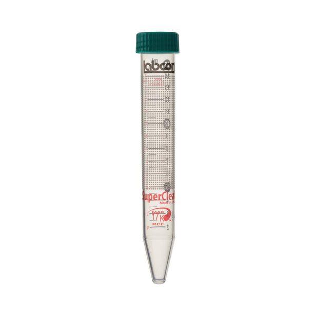 LABCON NORTH AMERICA 50 SuperClear Centrifuge Tube, Polypropylene, Sterile, Individually Wrapped, 15 mL - 3131-165-008 - 100 Each