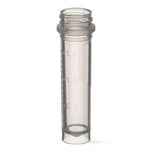 Labcon North America Microcentrifuge Tubes with Natural in Resealable Bags Microtube, 2ML, Grad, W / Cap - 3621-870-000 - 5000 Each