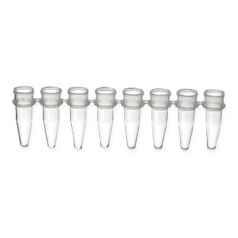 PurePlus 8-Well Tube, 0.2ML, PCR, 8 Strip, with O CAP, PP, NAT - 3940-550-000 - 1250 Each