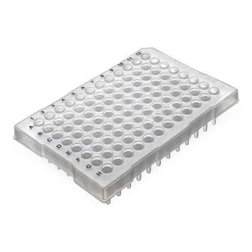 Plate, 96 Well, 0.2ML Pcr, Half Skirt, PP, NS, PurePlus Half-Skirted 96-Well with Raised Lip - 3979-520-000 - 100 Each
