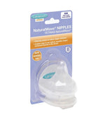 Lansinoh Laboratory Natural 71025 Nautral Wave Replacement Nipple, Fast-Flow - MDL-LNH71025 - 12 Each